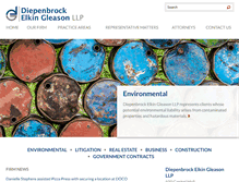 Tablet Screenshot of diepenbrock.com
